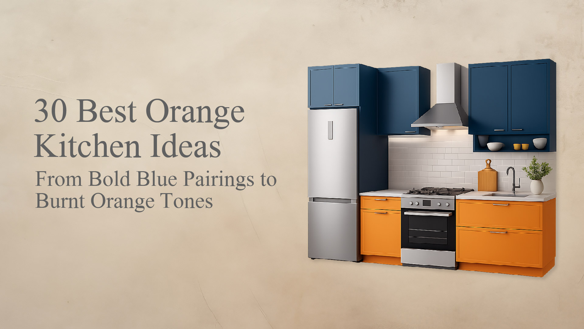 30 best orange kitchen ideas